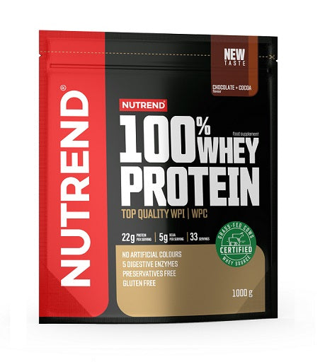 Nutrend 100% Whey Protein 1000g - SHOPOUTLET24. Der Protein und Supplement Dealer