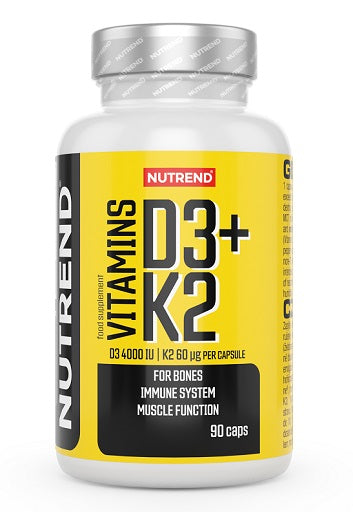 Nutrend Vitamin D3  K2 4000 IU /60 ug- 90 Caps - SHOPOUTLET24. Der Protein und Supplement Dealer