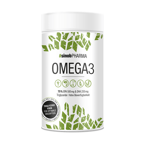 Sinob Omega-3 Max 120 Kapseln - SHOPOUTLET24. Der Protein und Supplement Dealer