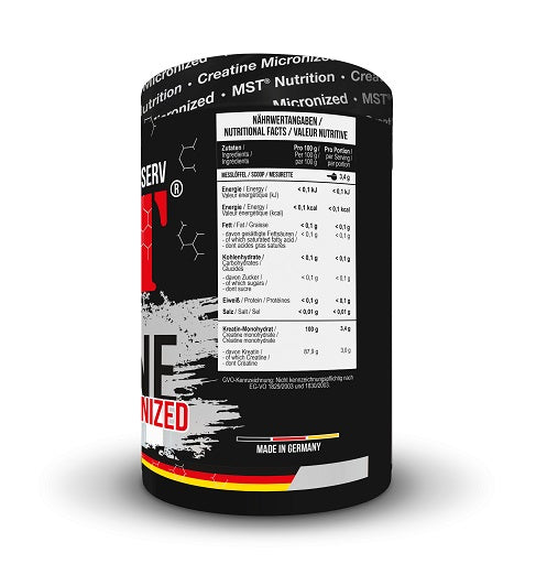 MST - Creatin Monohydrate 500g - SHOPOUTLET24. Der Protein und Supplement Dealer