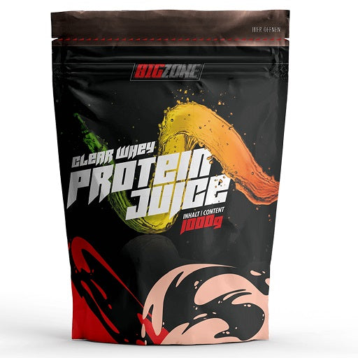 Big Zone Clear Whey Protein Juice 1000g Beutel - SHOPOUTLET24. Der Protein und Supplement Dealer