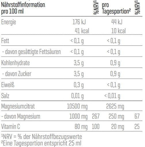 Body Attack Magnesium Liquid Orange 500ml - SHOPOUTLET24. Der Protein und Supplement Dealer