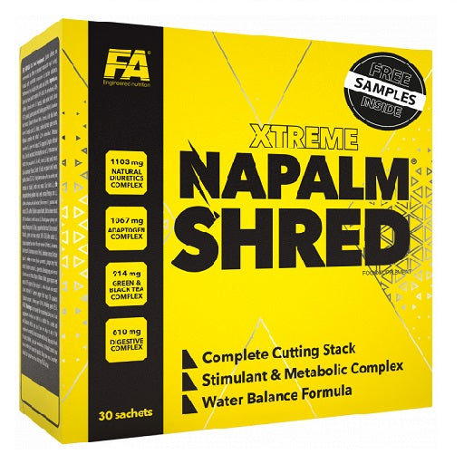 FA Nutrition NAPALM Shred 30 Portionen - SHOPOUTLET24. Der Protein und Supplement Dealer