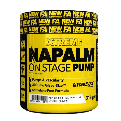 FA Nutrition NAPALM On Stage Pump PROBEN 10x12,5g MIX - SHOPOUTLET24. Der Protein und Supplement Dealer