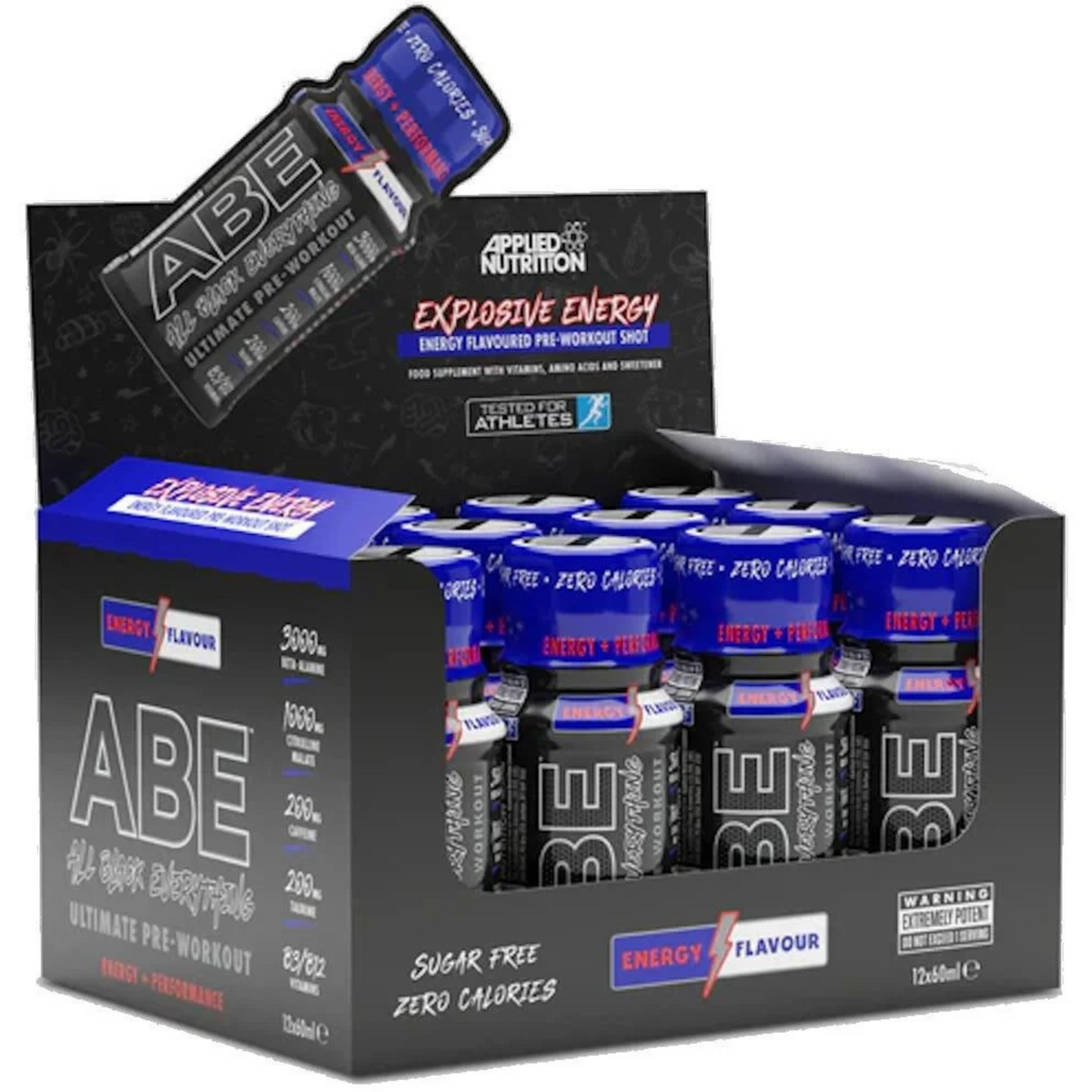 Applied ABE Pre-Workout SHOTS 12x60ml - SHOPOUTLET24. Der Protein und Supplement Dealer