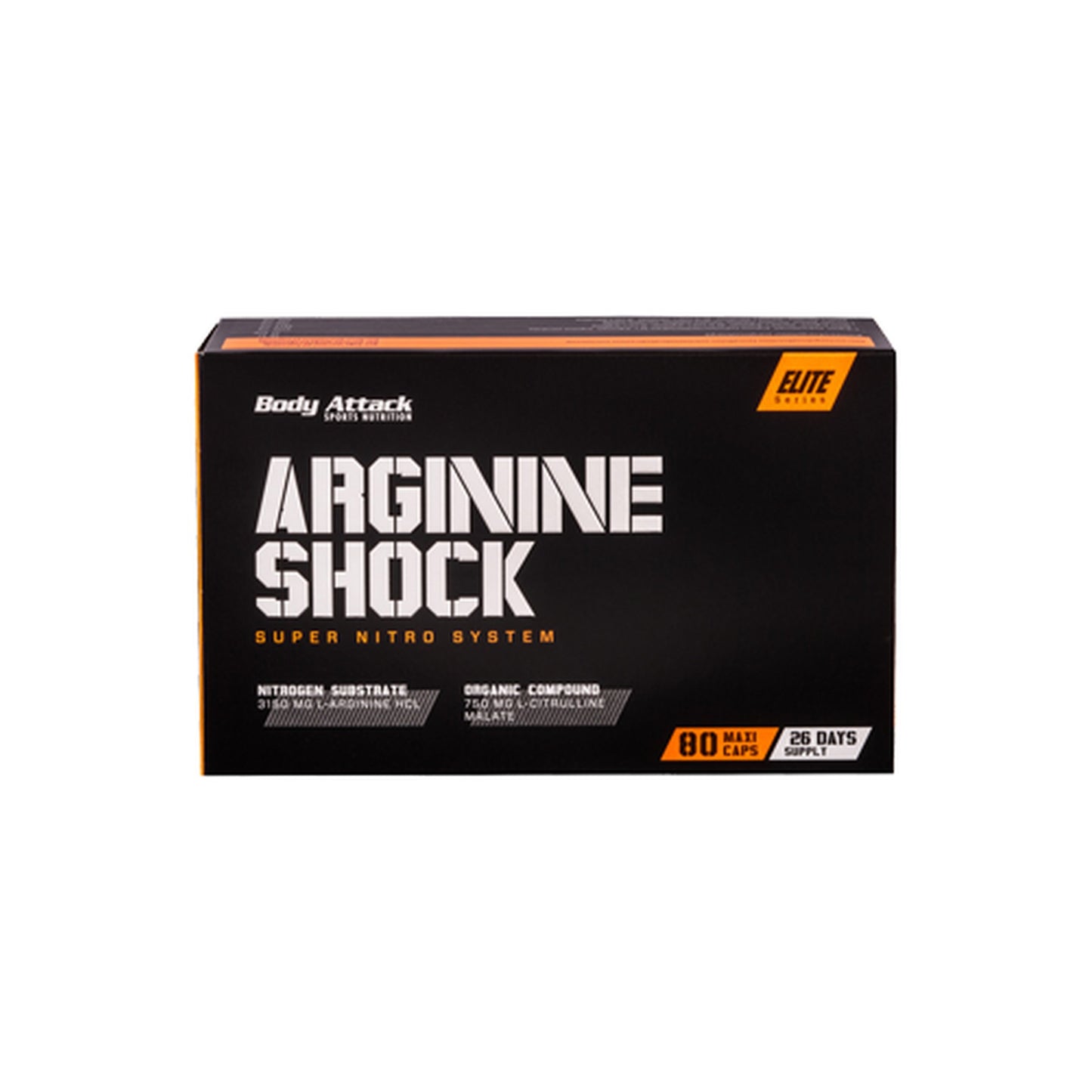 Body Attack Arginine Shock 80 Caps - SHOPOUTLET24. Der Protein und Supplement Dealer