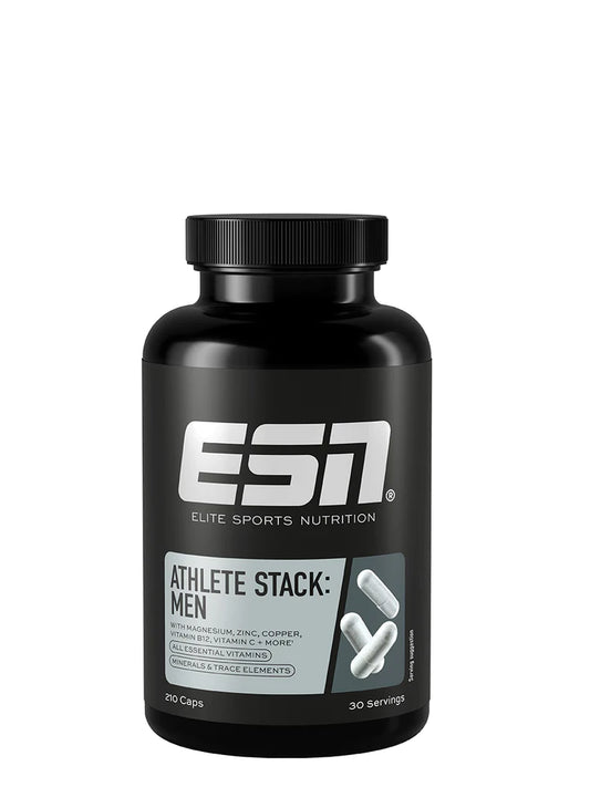 ESN Athlete Stack:MEN 210 Kapseln - SHOPOUTLET24. Der Protein und Supplement Dealer