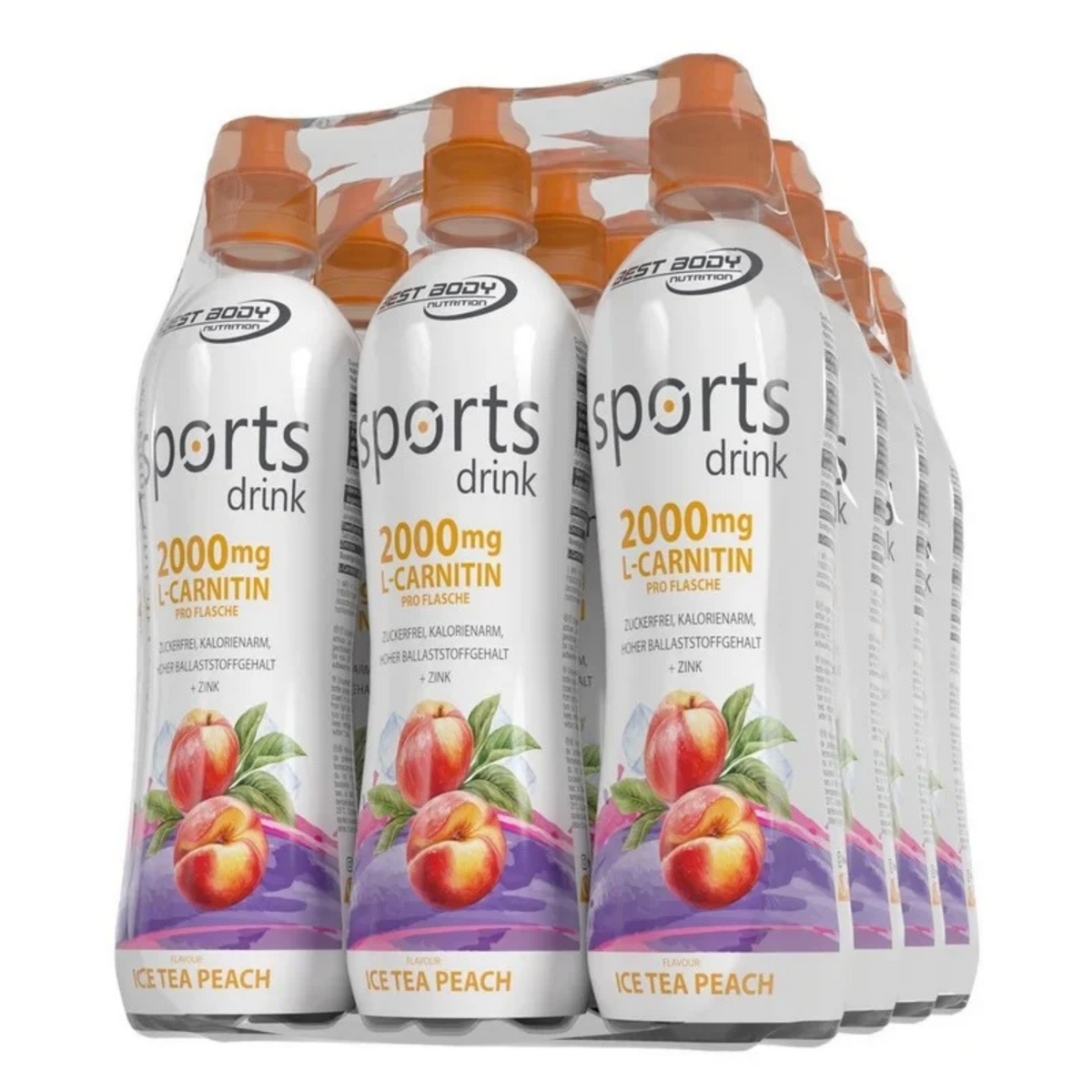 Best Body Sports Drink mit L-Carnitin(12x500ml) - SHOPOUTLET24. Der Protein und Supplement Dealer