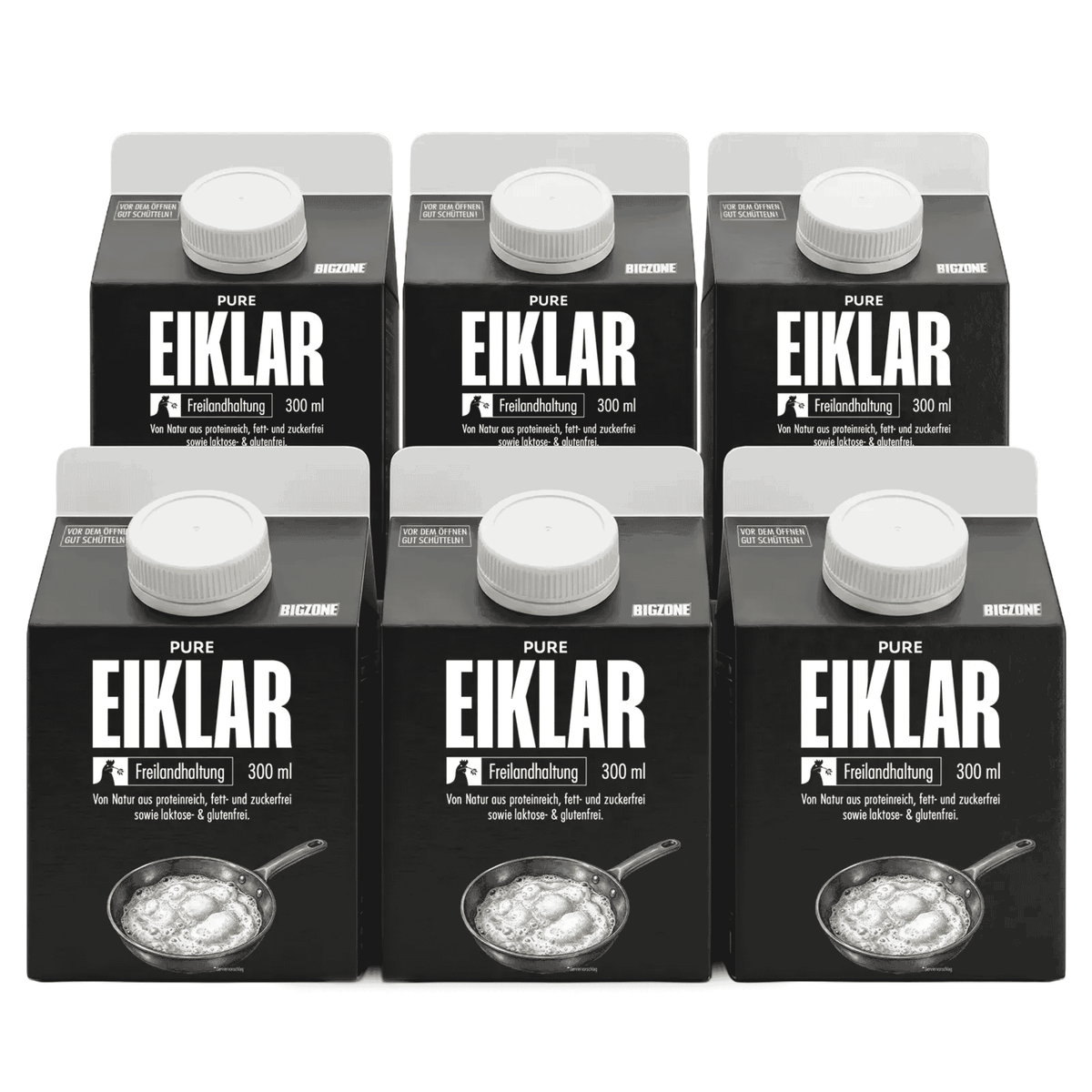 Big Zone Eiklar 6 x 300g - SHOPOUTLET24. Der Protein und Supplement Dealer