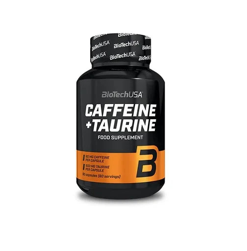 BioTech Caffeine Taurine 60 Kapseln - SHOPOUTLET24. Der Protein und Supplement Dealer