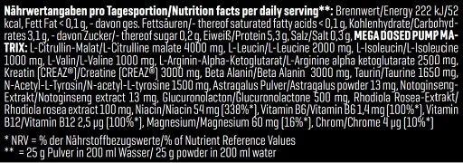 Body Attack Nitro Pump 3.0 - 400g - SHOPOUTLET24. Der Protein und Supplement Dealer