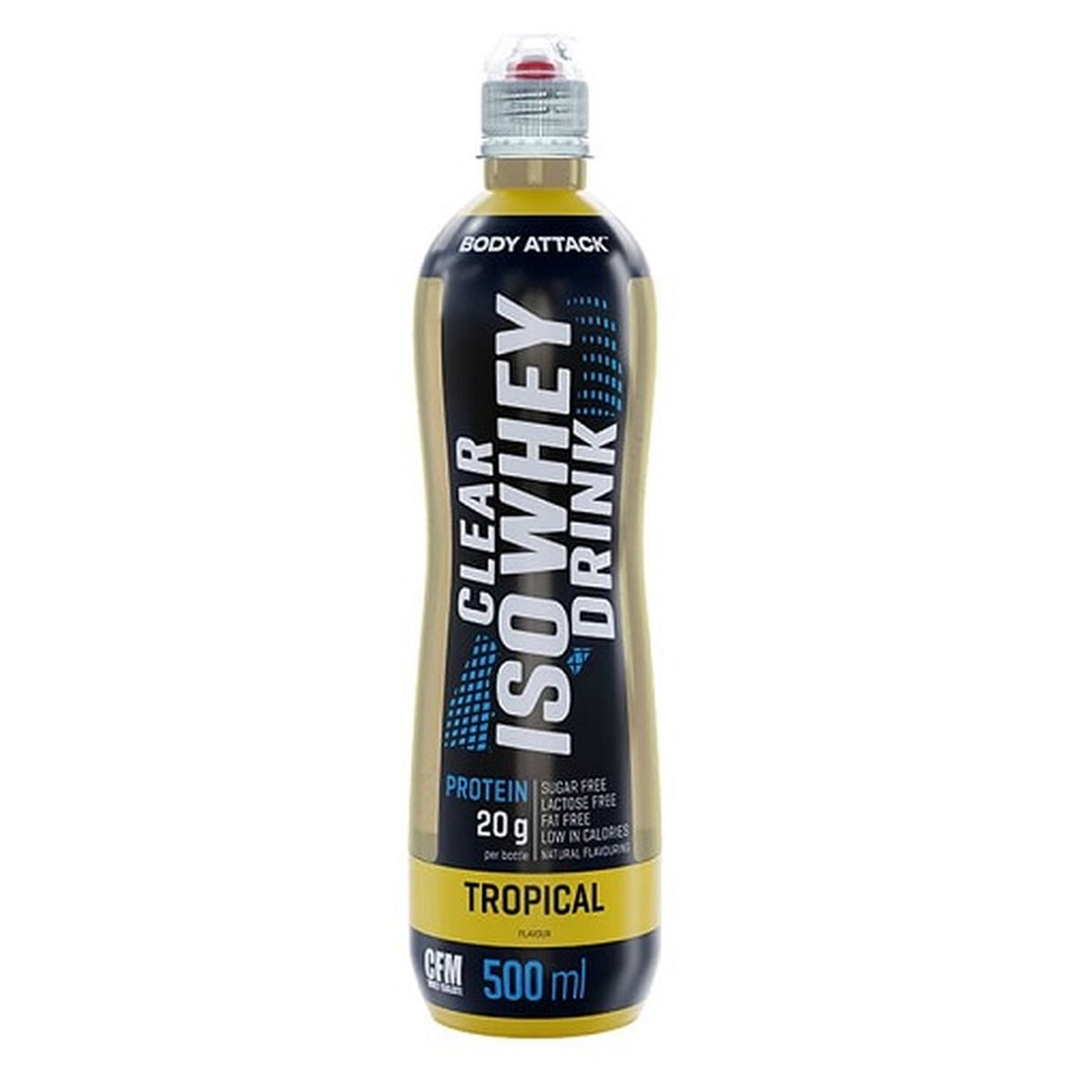 Body Attack Clear Iso Whey Drink 12 x 500ml - SHOPOUTLET24. Der Protein und Supplement Dealer