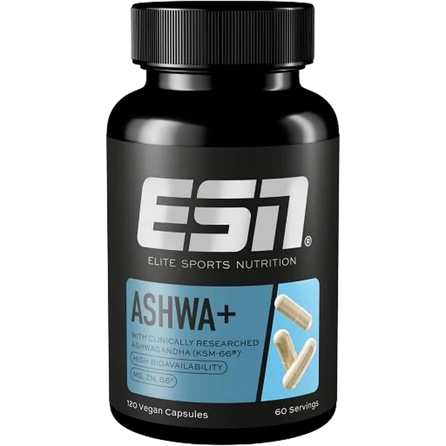 ESN Ashwa 60 Kapseln - SHOPOUTLET24. Der Protein und Supplement Dealer