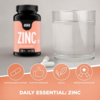 ESN Zinc 120 Kapsel - SHOPOUTLET24. Der Protein und Supplement Dealer