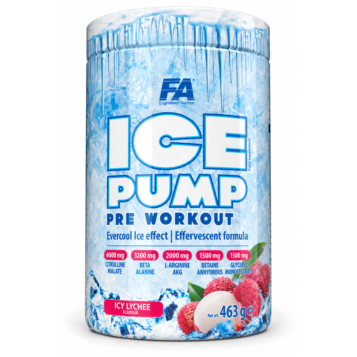 FA Nutrition ICE Pump Pre-Workout - 463g