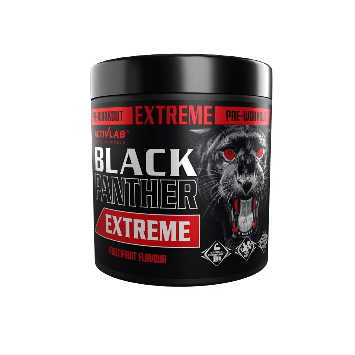 Activlab Black Panther EXTREME Pre-Workout 300g - SHOPOUTLET24. Der Protein und Supplement Dealer
