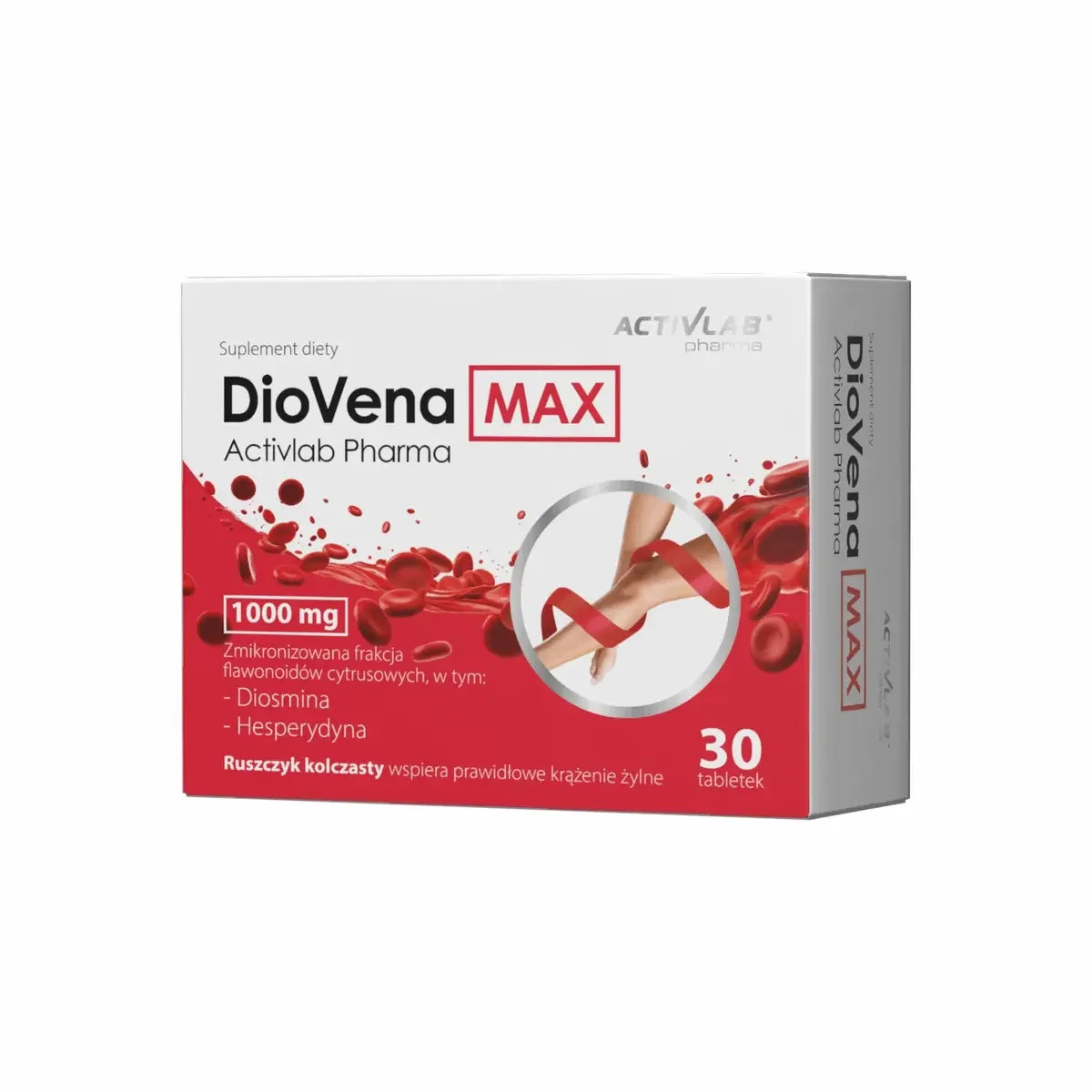 Activlab Pharma DioVena MAX 1000mg 30 Tabletten - SHOPOUTLET24. Der Protein und Supplement Dealer