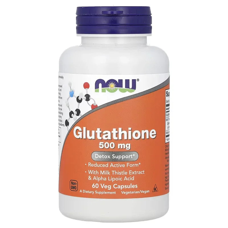 NOW Foods Glutathione 500mg - 60 Kapseln - SHOPOUTLET24. Der Protein und Supplement Dealer