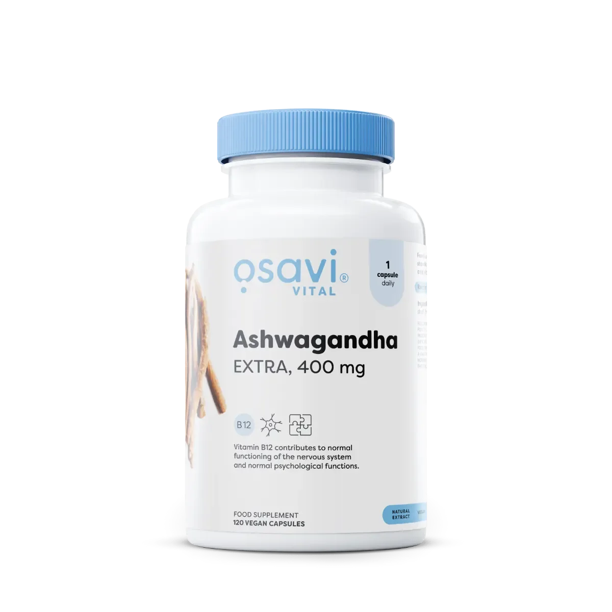 Osavi Ashwagandha Extra, 400mg - 120 Kapseln