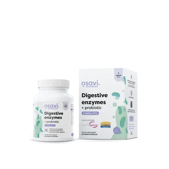 Osavi Digestive enzymes probiotic 60 Kapseln