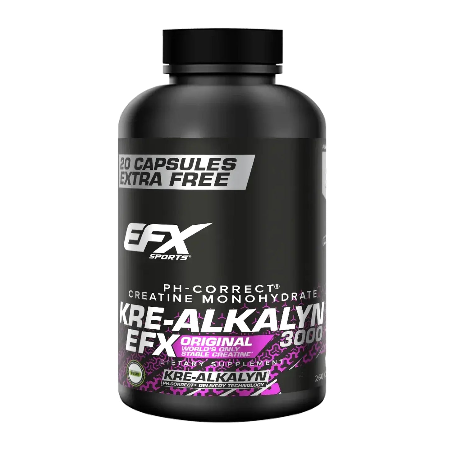 EFX Kre-Alkalyn 3000 - 260 Kapsel - SHOPOUTLET24. Der Protein und Supplement Dealer