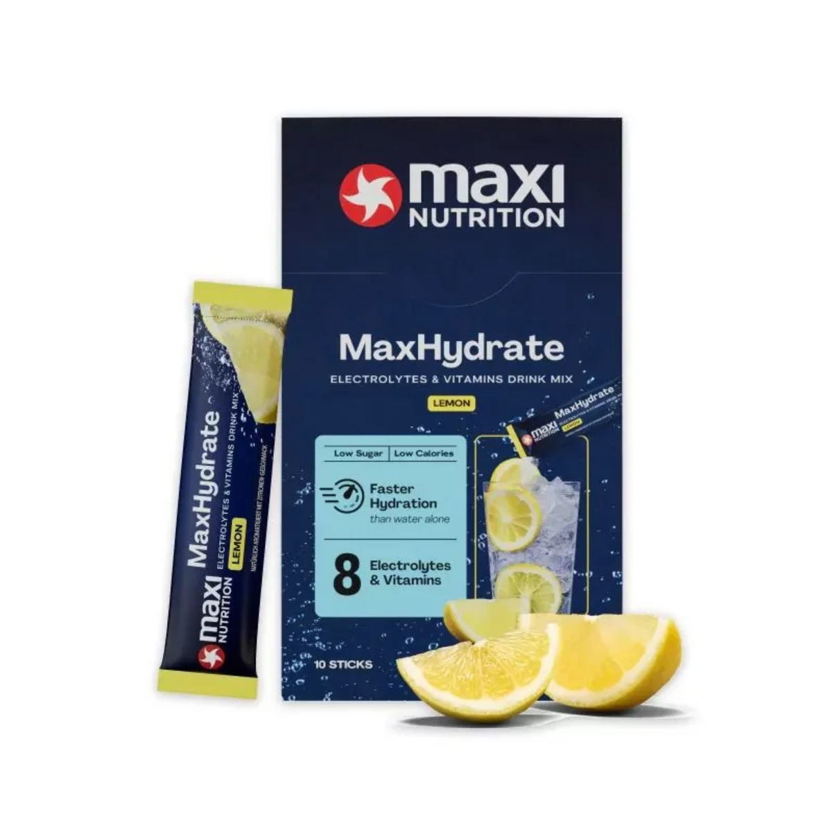 MaxiNutrition MaxHydrate Classic Elektrolyt 10 x 16 g - SHOPOUTLET24. Der Protein und Supplement Dealer