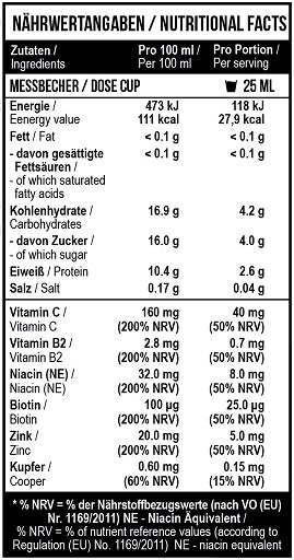 MST - Collagen Peptides Konzentrat 1 Liter - Orange Juice - SHOPOUTLET24. Der Protein und Supplement Dealer
