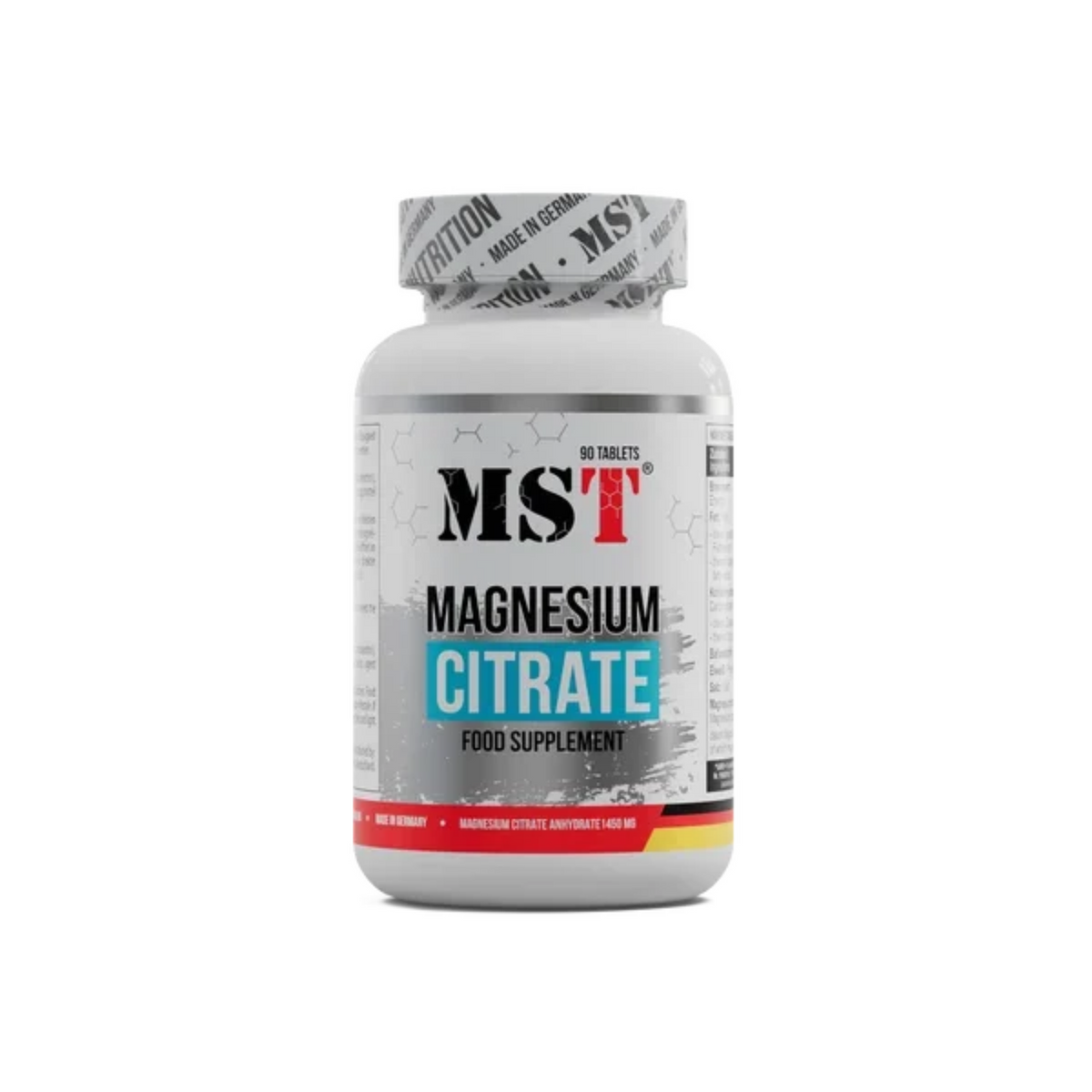 MST - Magnesium Citrat 200mg - 90 Tabletten - SHOPOUTLET24. Der Protein und Supplement Dealer