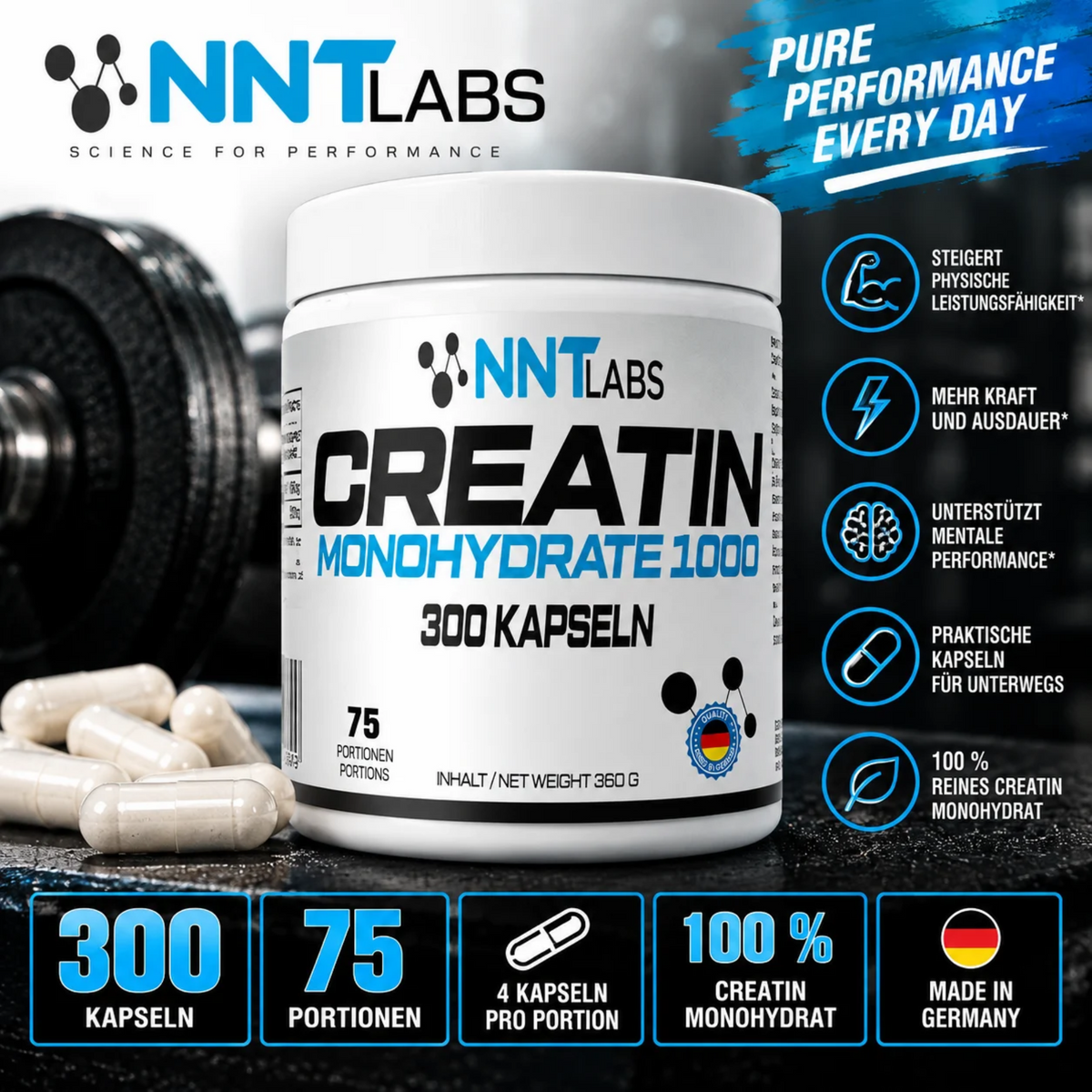 NNT Creatin 60 Kapseln