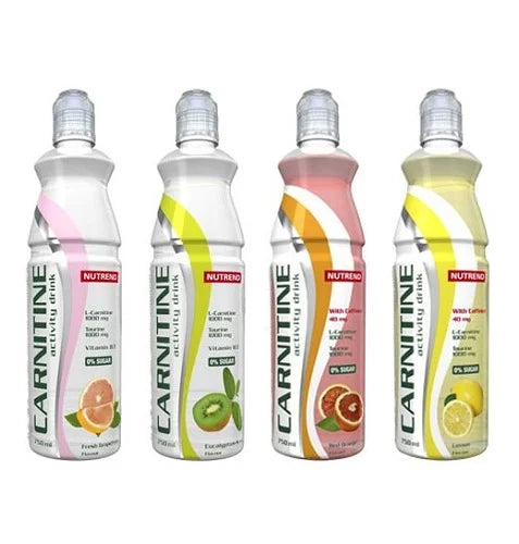 Nutrend Activity L-Carnitine Drink Caffeine - 8x 750ml - SHOPOUTLET24. Der Protein und Supplement Dealer