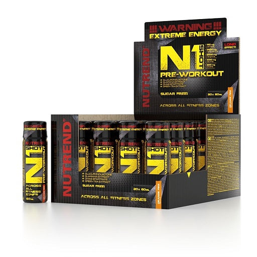 Nutrend N1 - Shots - 20x 60ml - SHOPOUTLET24. Der Protein und Supplement Dealer