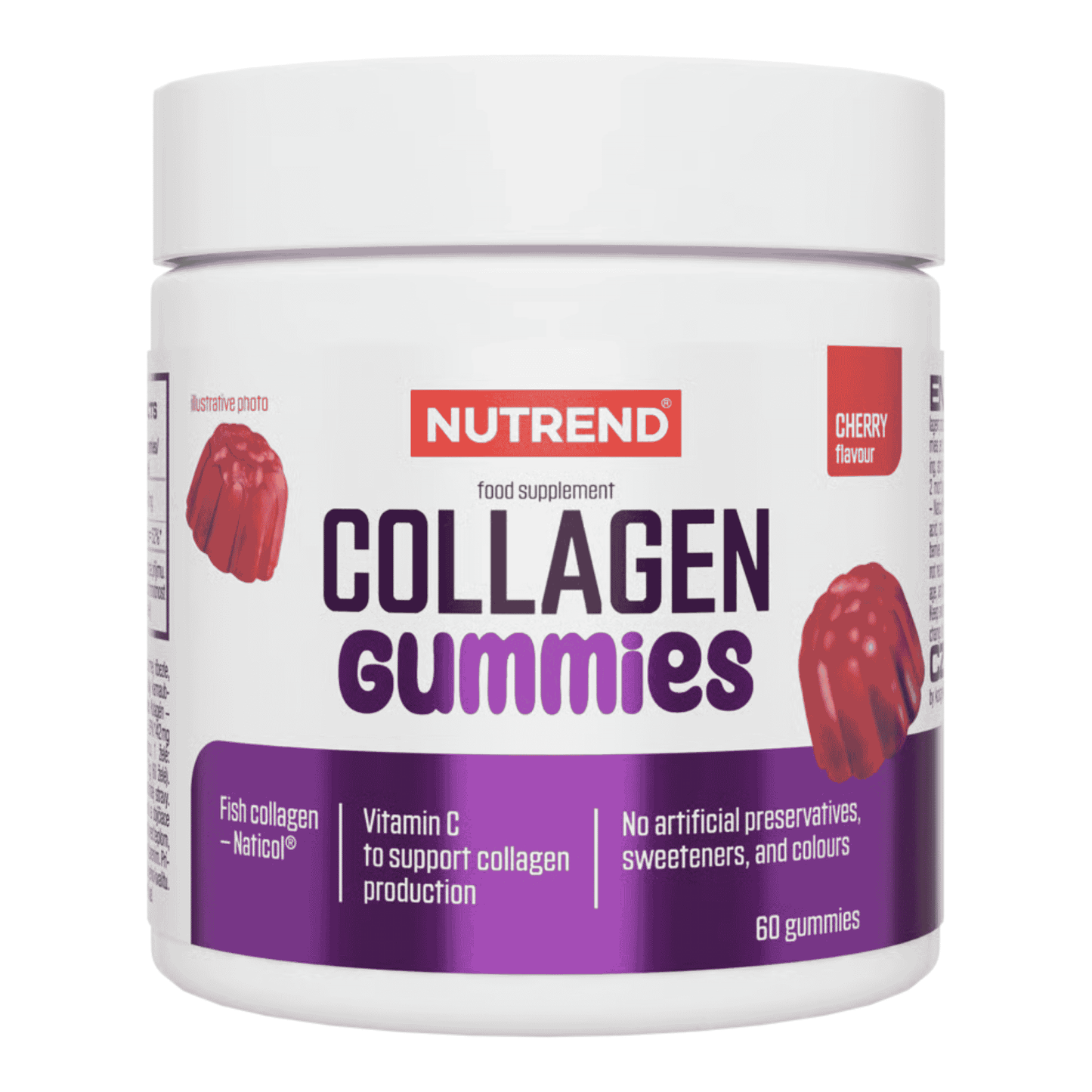 Nutrend Collagen Gummies Kirsche, 60 Stk.