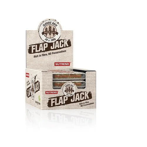 Nutrend FLAPJACK Oatbar 20x 100g - SHOPOUTLET24. Der Protein und Supplement Dealer