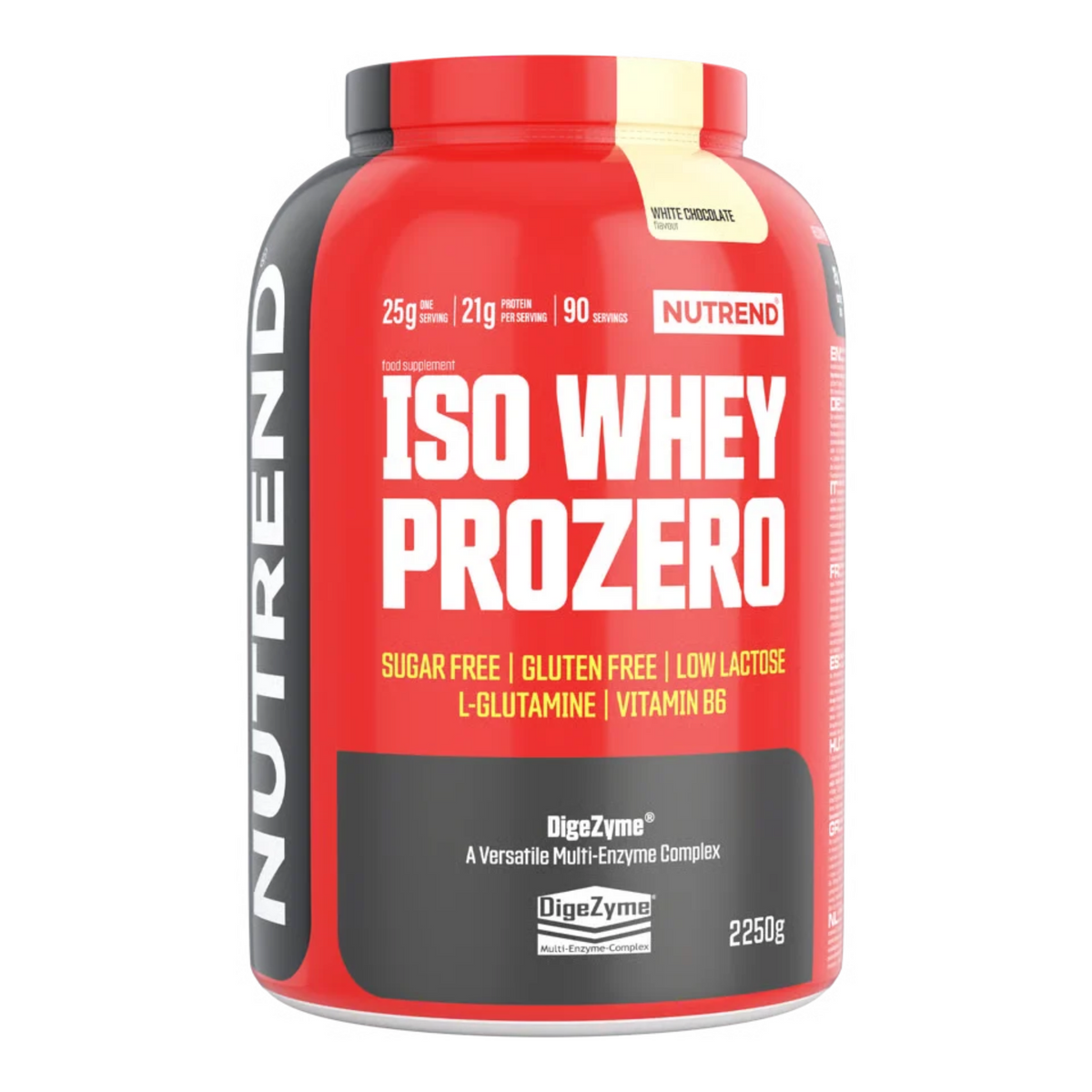 Nutrend ISO WHEY PROZERO 2250g - SHOPOUTLET24. Der Protein und Supplement Dealer
