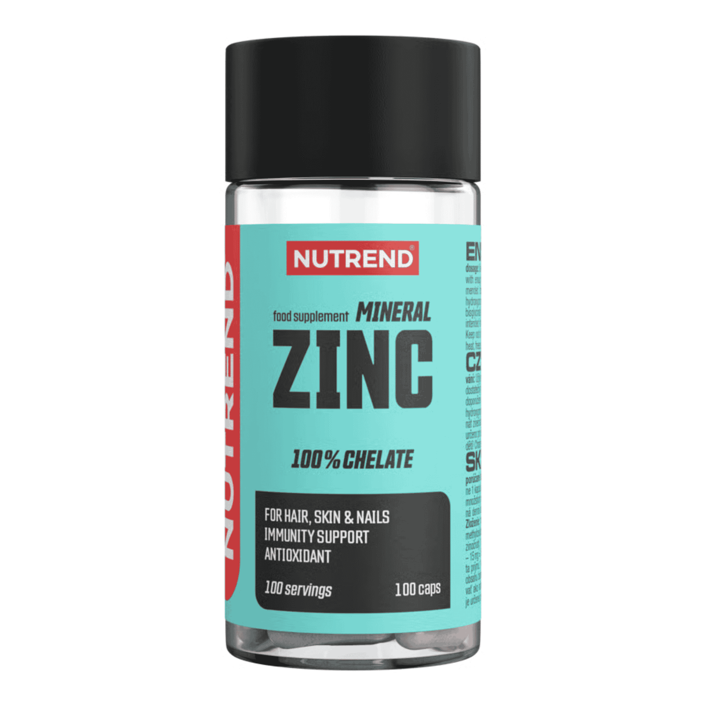 Nutrend Zinc Chelate 15mg 100 Caps