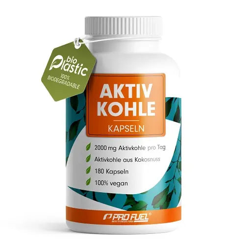ProFuel Aktivkohle 180 Kapseln - SHOPOUTLET24. Der Protein und Supplement Dealer