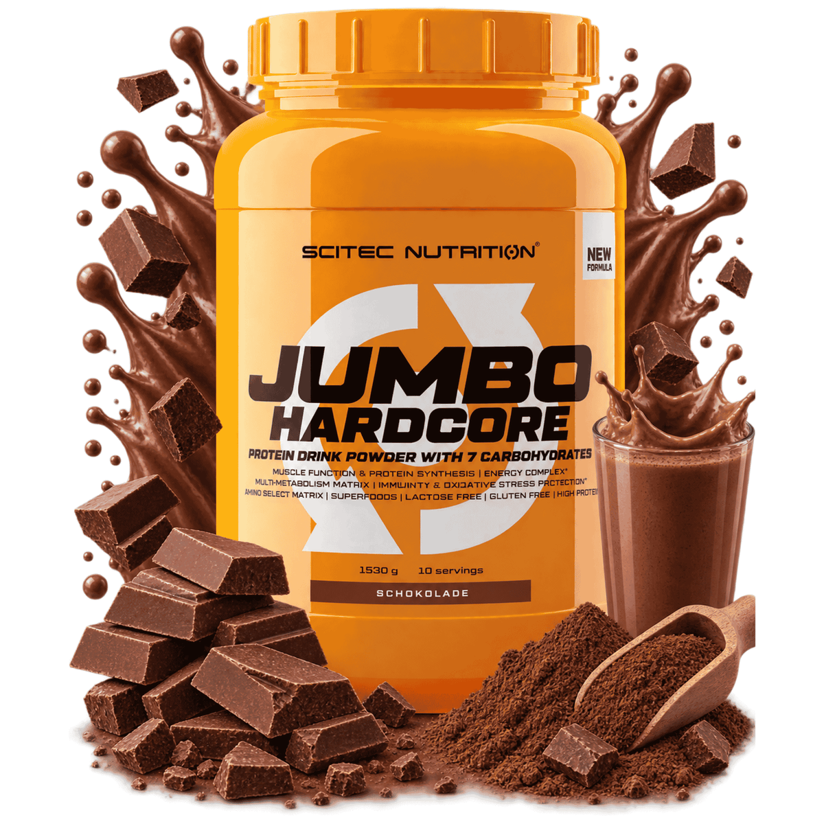 Scitec Jumbo Hardcore1530g - SHOPOUTLET24. Der Protein und Supplement Dealer