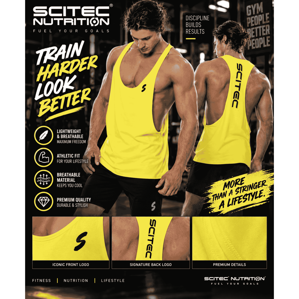 Scitec Tank Top Andorra Gelb