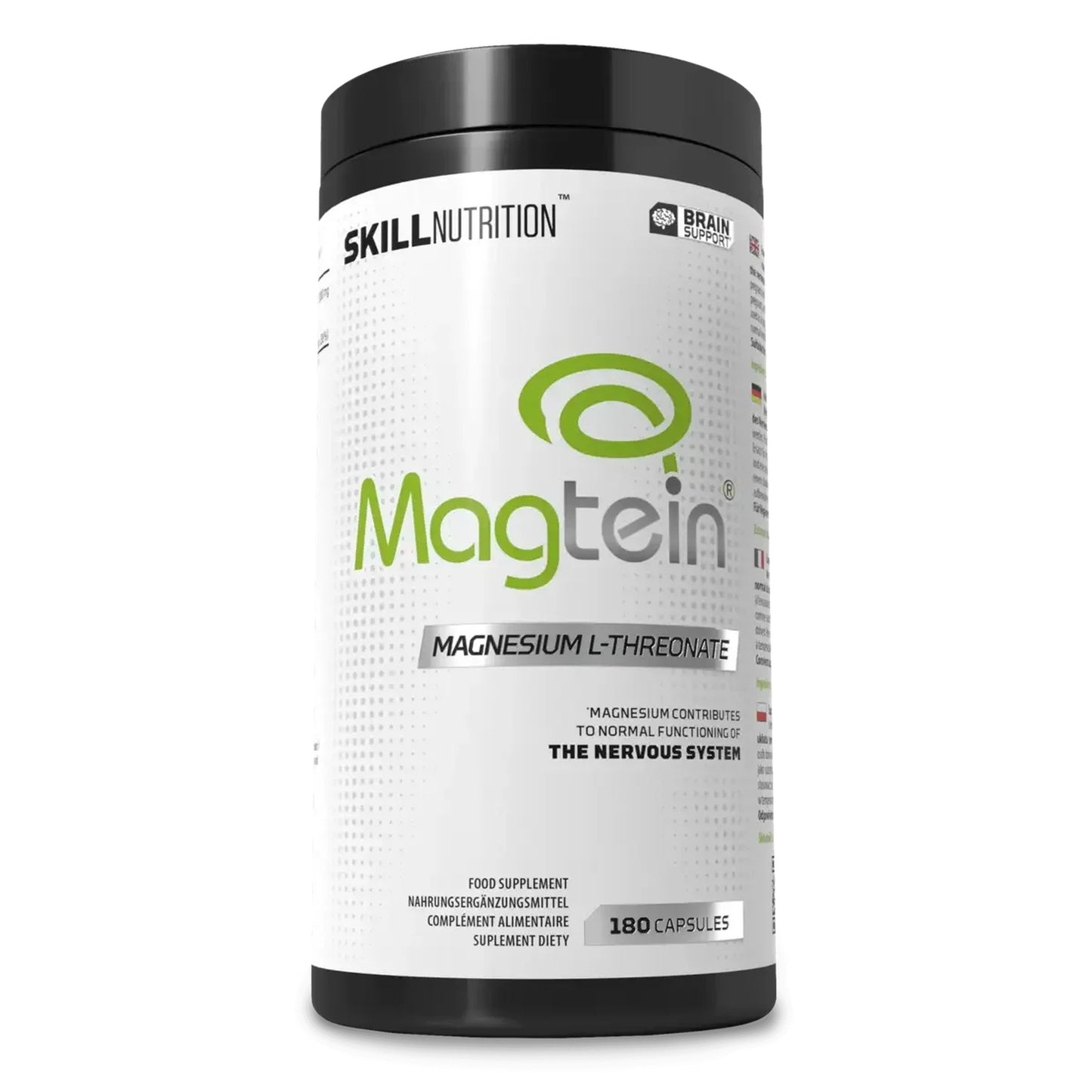 Skill Nutrition Magnesium L-Threonate Magtein 90 Kapseln - SHOPOUTLET24. Der Protein und Supplement Dealer