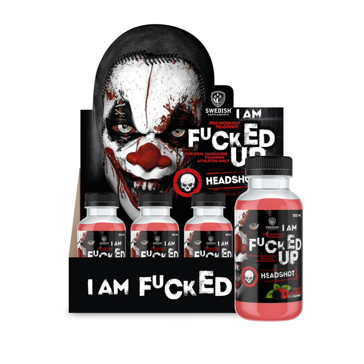 Swedish Supplements Fucked Up Headshot 16x100ml - SHOPOUTLET24. Der Protein und Supplement Dealer