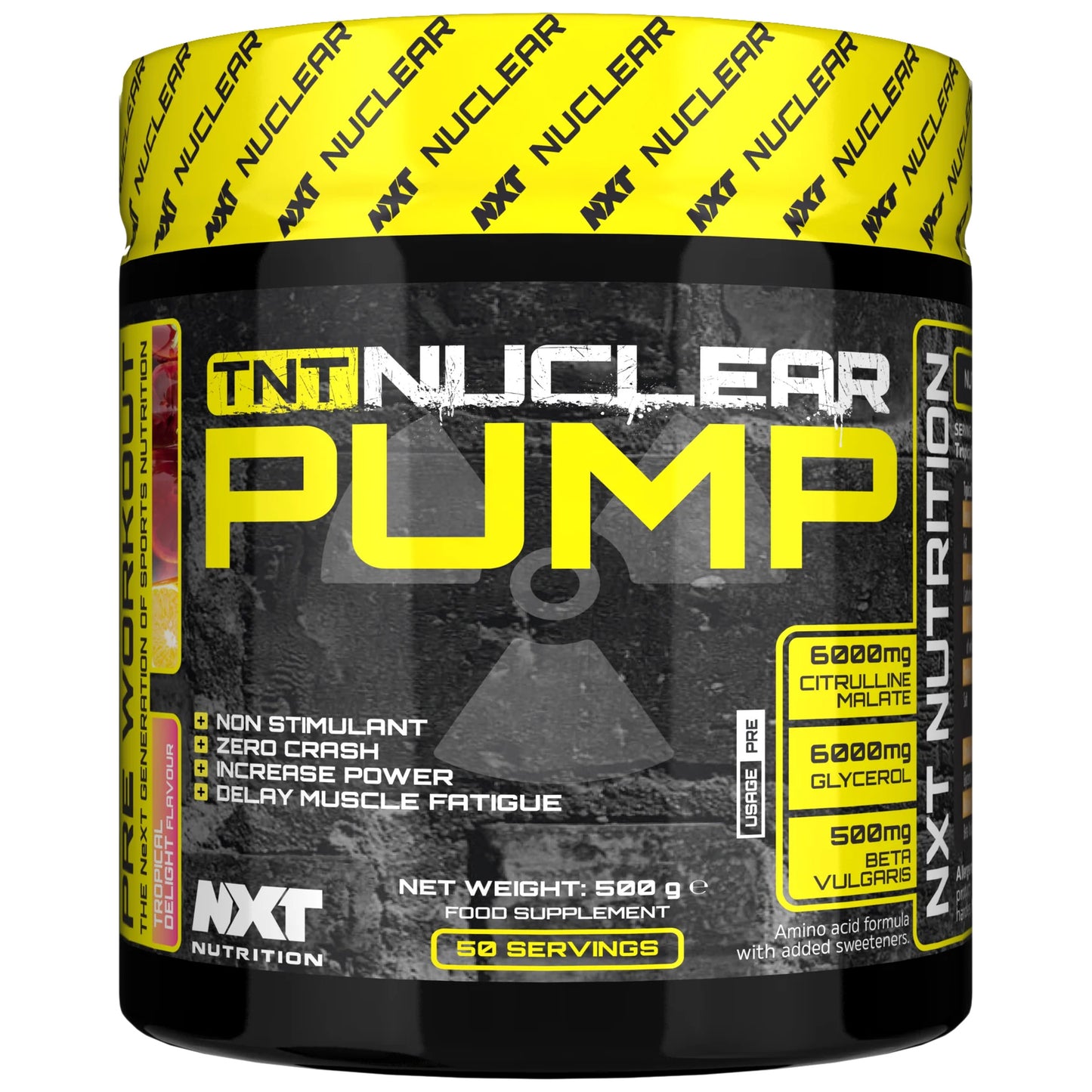 NXT Nutrition TNT Nuclear Pump 500g - SHOPOUTLET24. Der Protein und Supplement Dealer