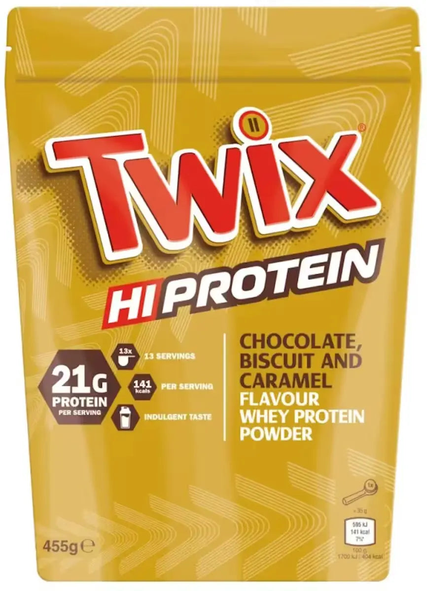 Twix Protein Powder 875g/455g - Chocolate, Biscuit & Caramel - SHOPOUTLET24. Der Protein und Supplement Dealer