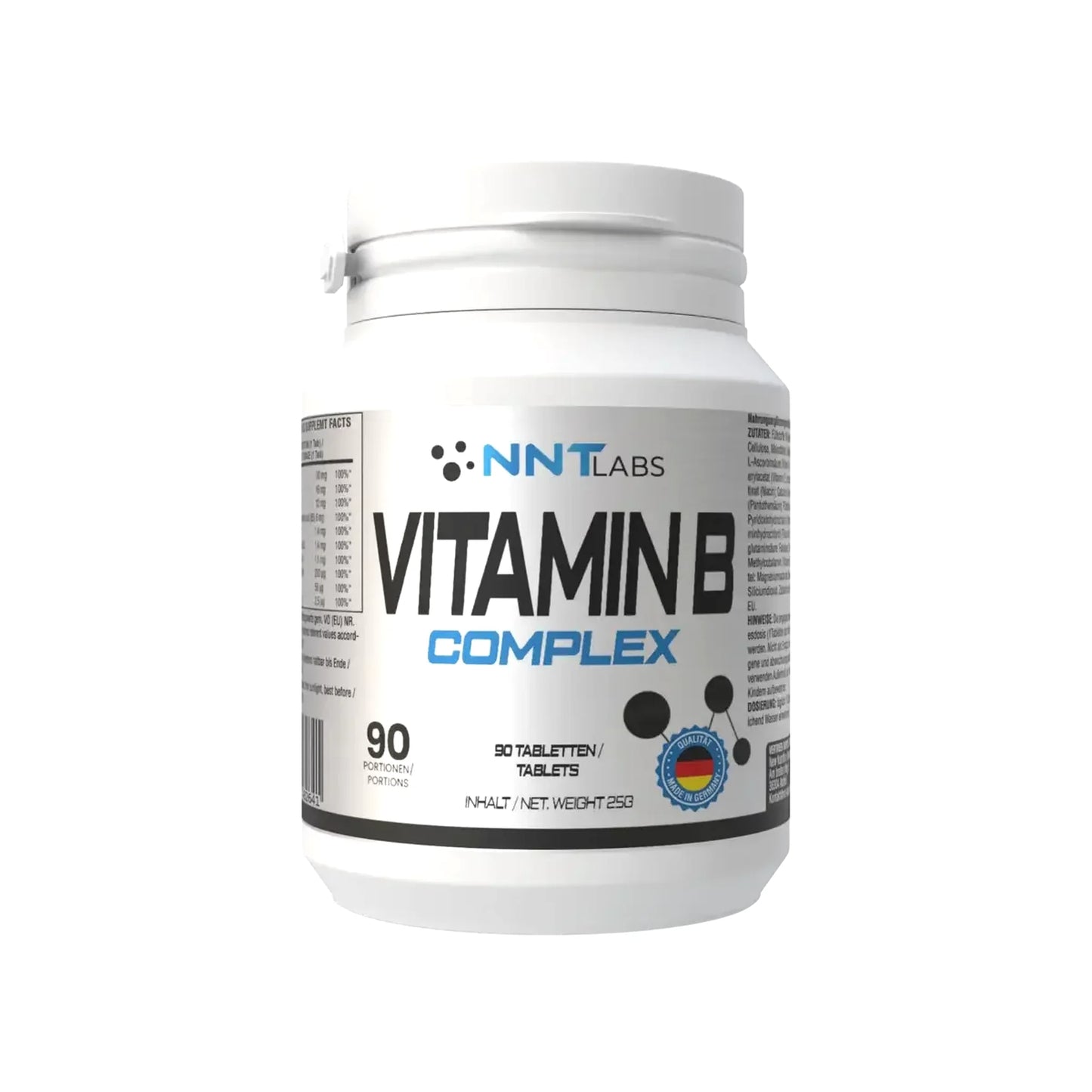 NNT Vitamin B Complex 90 Tabletten - SHOPOUTLET24. Der Protein und Supplement Dealer