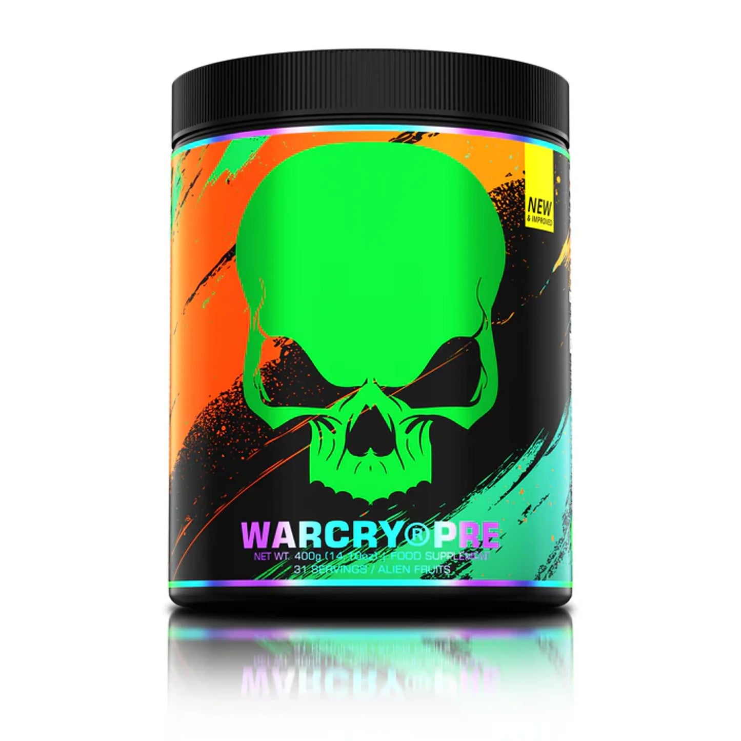 Genius Nutrition Warcry Pre 400g - SHOPOUTLET24. Der Protein und Supplement Dealer