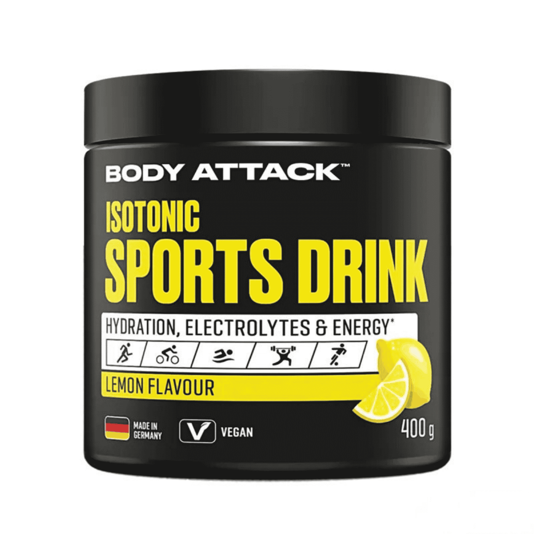 Body Attack Isotonic Sports Drink 400 g – Die optimale Unterstützung für dein Training