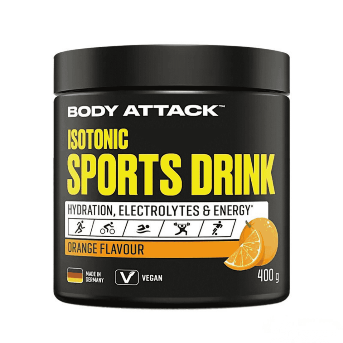 Body Attack Isotonic Sports Drink 400 g – Die optimale Unterstützung für dein Training