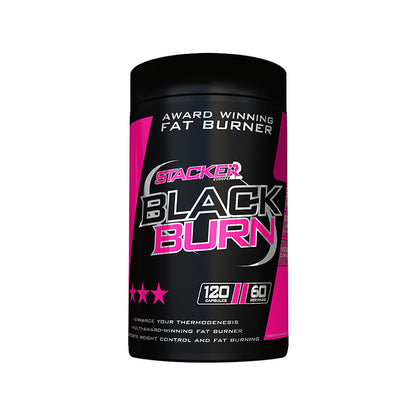 Stacker2 Black Burn Fatburner - 120 Kapsel - SHOPOUTLET24. Der Protein und Supplement Dealer