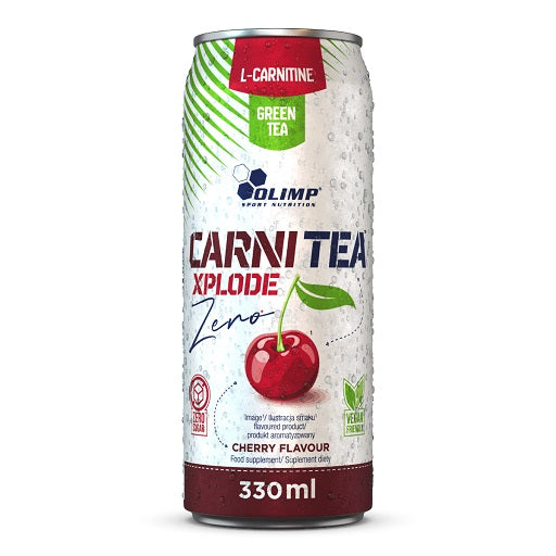 Olimp Carni Tea Xplode Zero Cherry (24x330ml) - SHOPOUTLET24. Der Protein und Supplement Dealer
