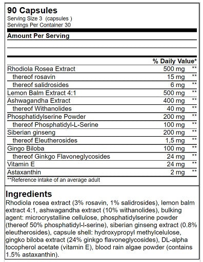 GN Anti Stress 90 Kapseln - SHOPOUTLET24. Der Protein und Supplement Dealer