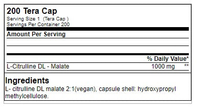 GN Citrulline Malate Tera Caps -200 Kapseln